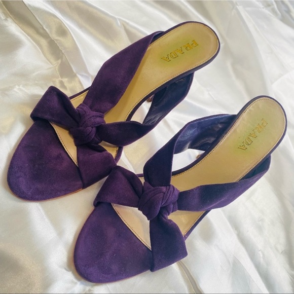 Prada Calzature Donna knot sandals in Viola - Picture 5 of 8